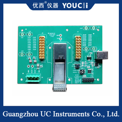 400G PAM4 Active Module Performance Evaluation Test Board nel pacchetto QSFPDD