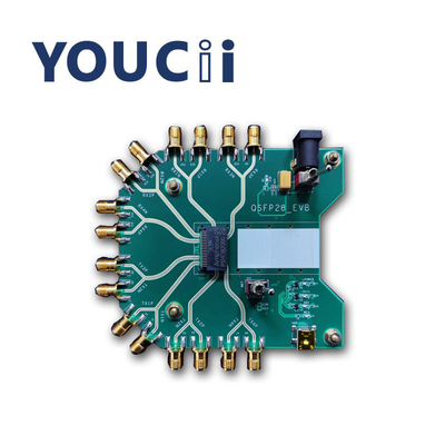 Comitato di valutazione di QSFP28 EVB SFP con quattro input ed uscite